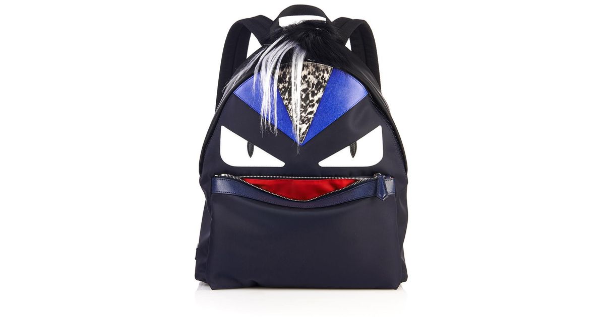 fendi blue backpack