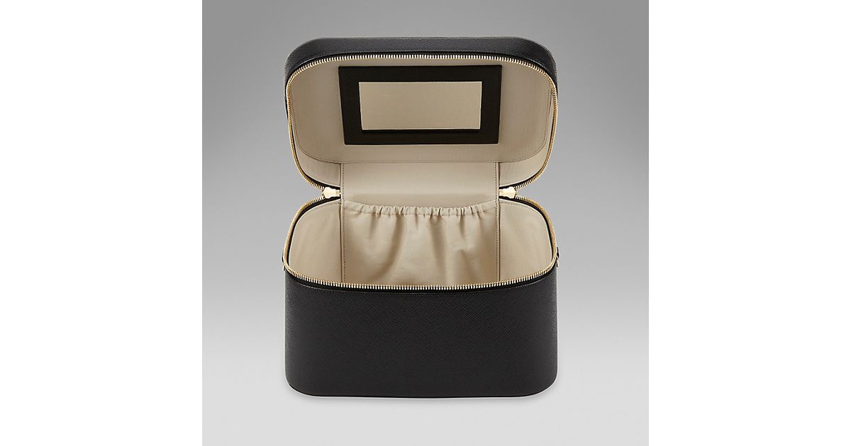 Smythson Vanity Case In Black Lyst