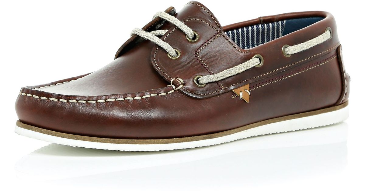 River island boat shoes best sale