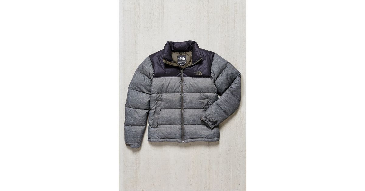 The North Face Synthetic Nuptse Jacket In Grey Gray For Men Lyst