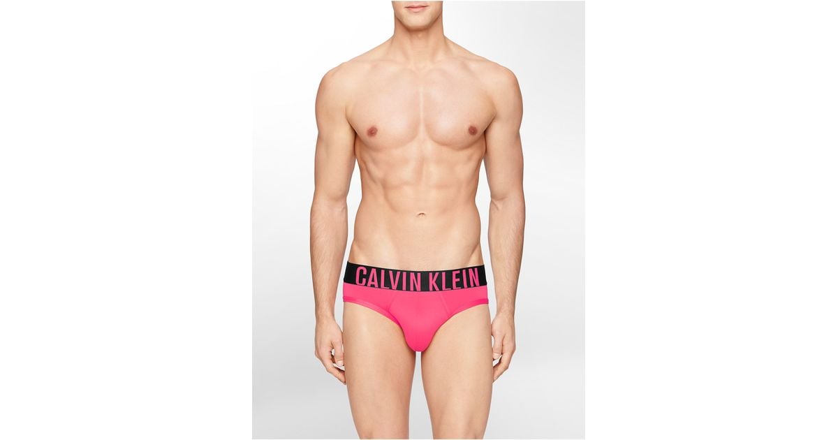 Calvin Klein Underwear Intense Power Micro Hip Brief in Pink for Men
