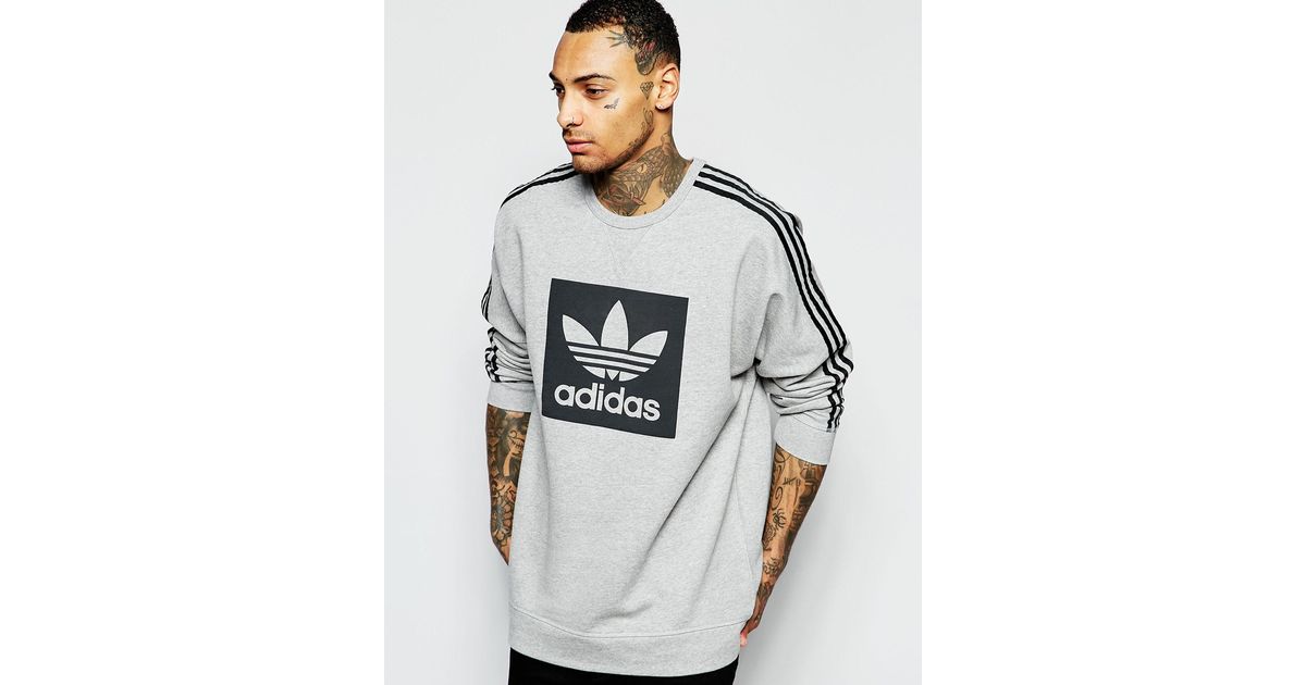 adidas originals grey sweatshirt