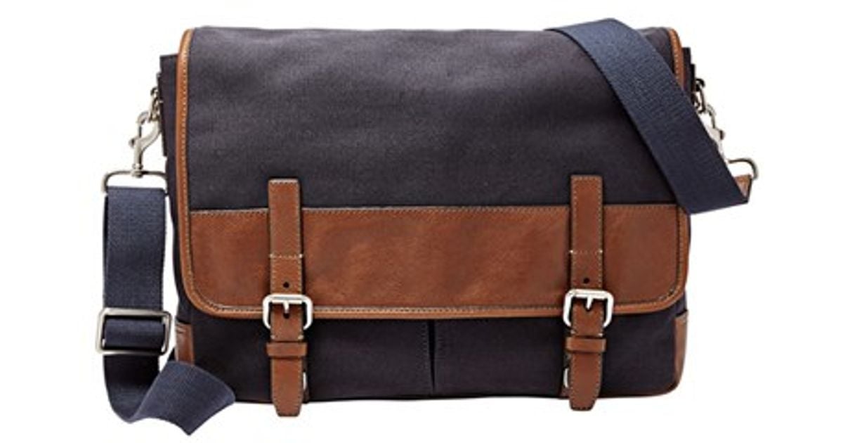 fossil graham messenger bag