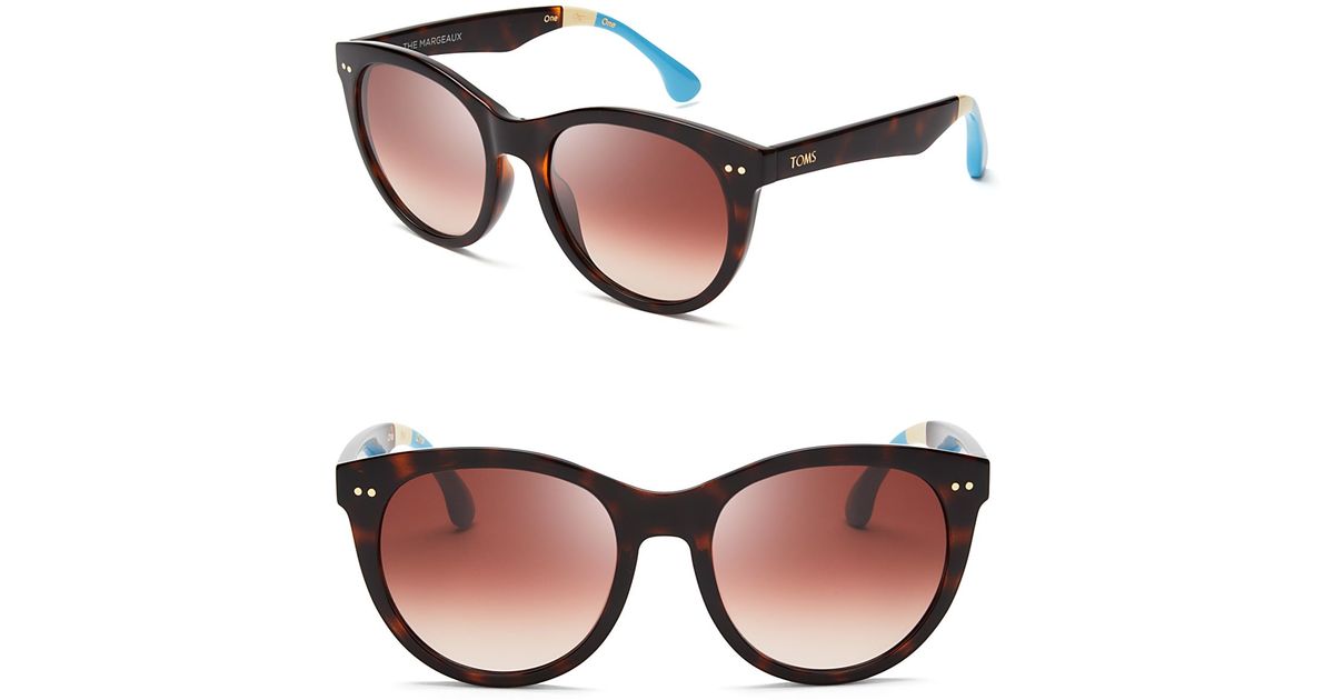 TOMS Margeaux Sunglasses in Brown | Lyst