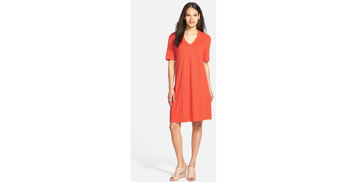 eileen fisher hemp dress