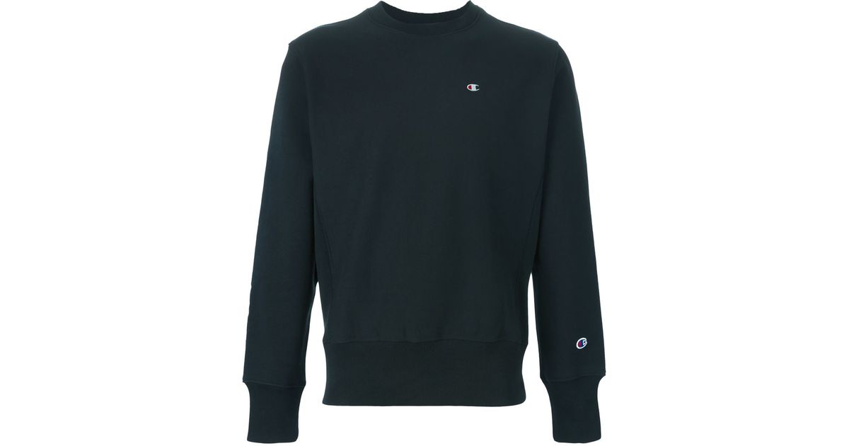 black crew sweatshirt