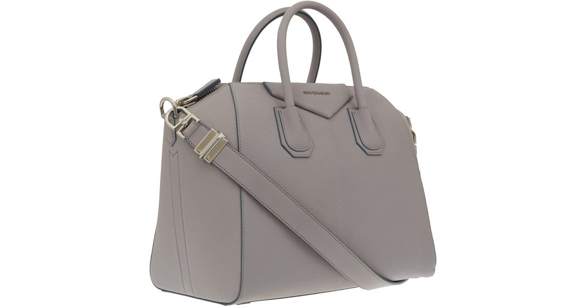 Givenchy Medium Grey Antigona Bag in Gray - Lyst