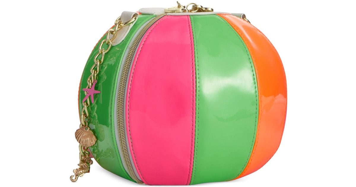 Betsey Johnson Macy's Exclusive Beach Ball Shoulder Bag | Lyst