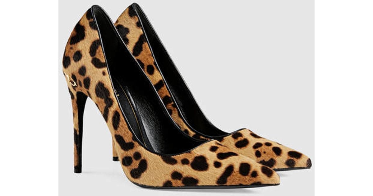 gucci leopard print shoes