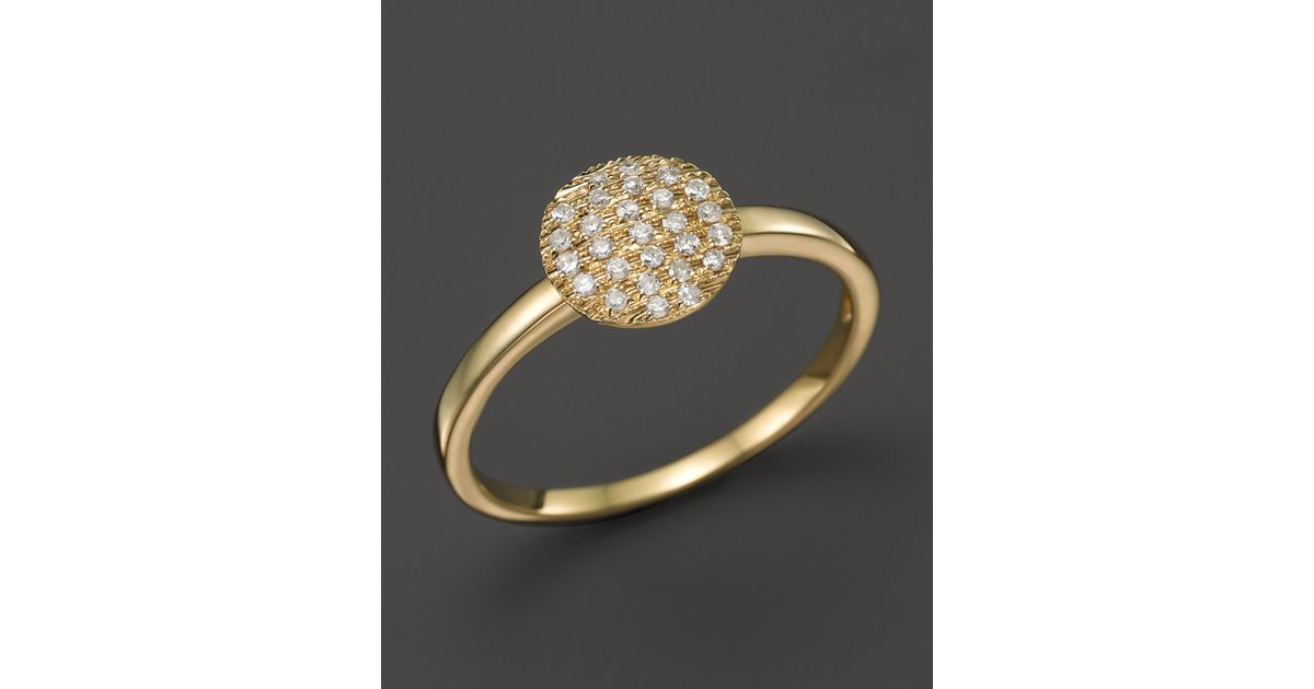 Dana Rebecca 14k Yellow Gold And Diamond Lauren Joy Medium Ring | Lyst