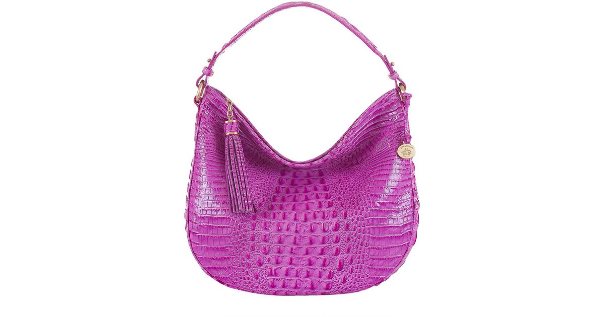 purple brahmin bag