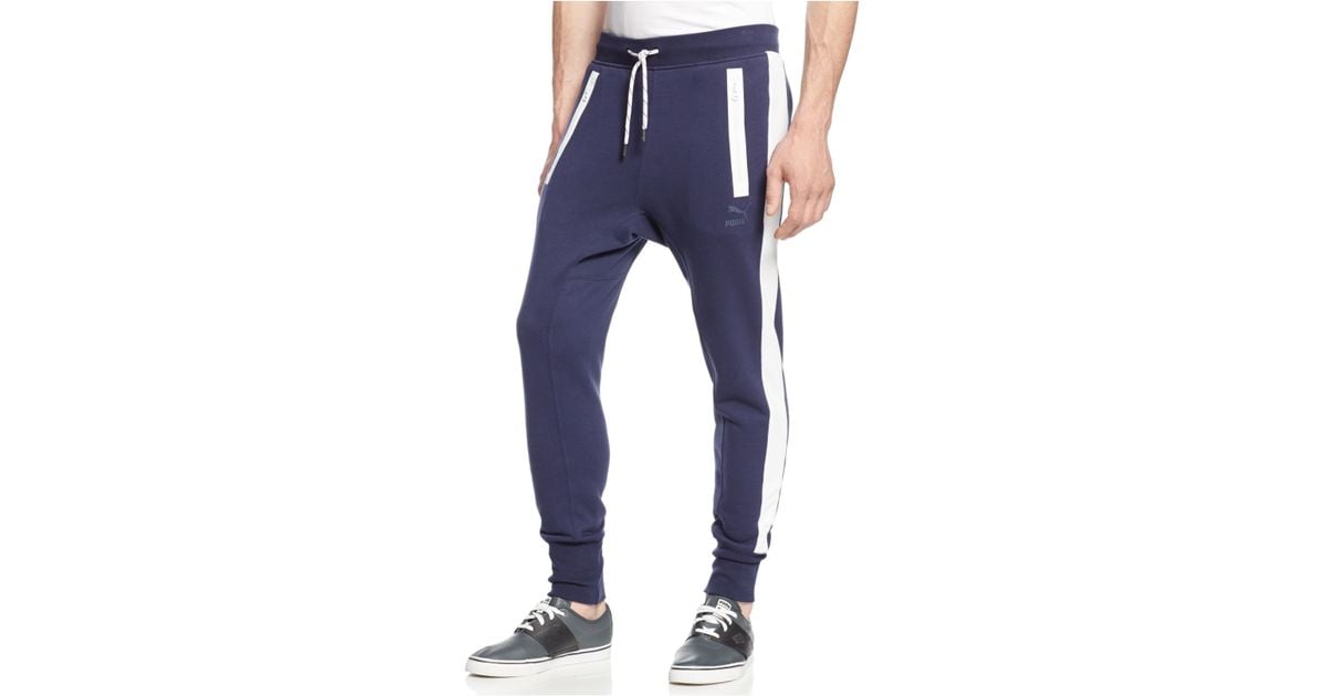 puma french terry joggers