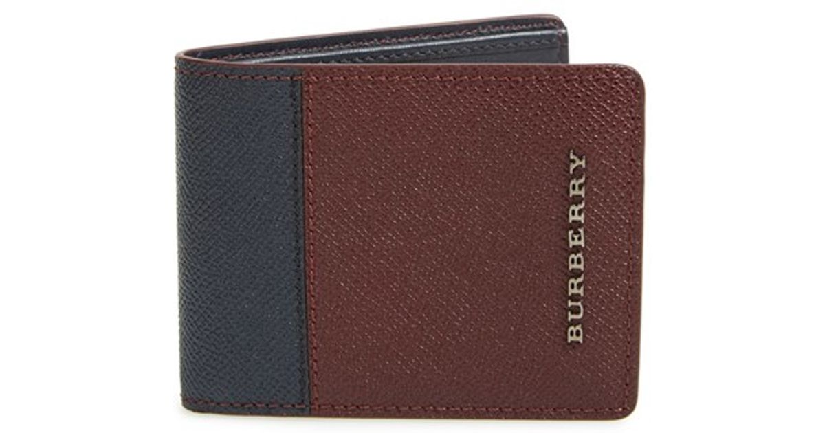 Burberry 'london' Leather Bifold Wallet 