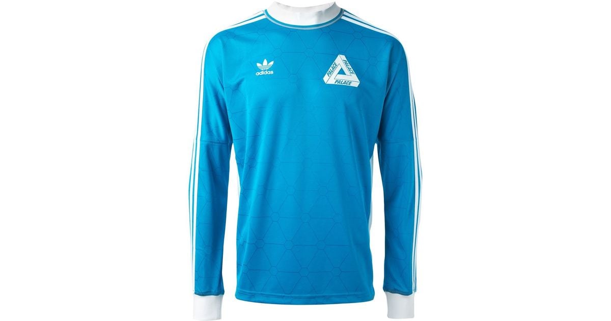 Palace Long Sleeve T-Shirt in Blue for Men - Lyst