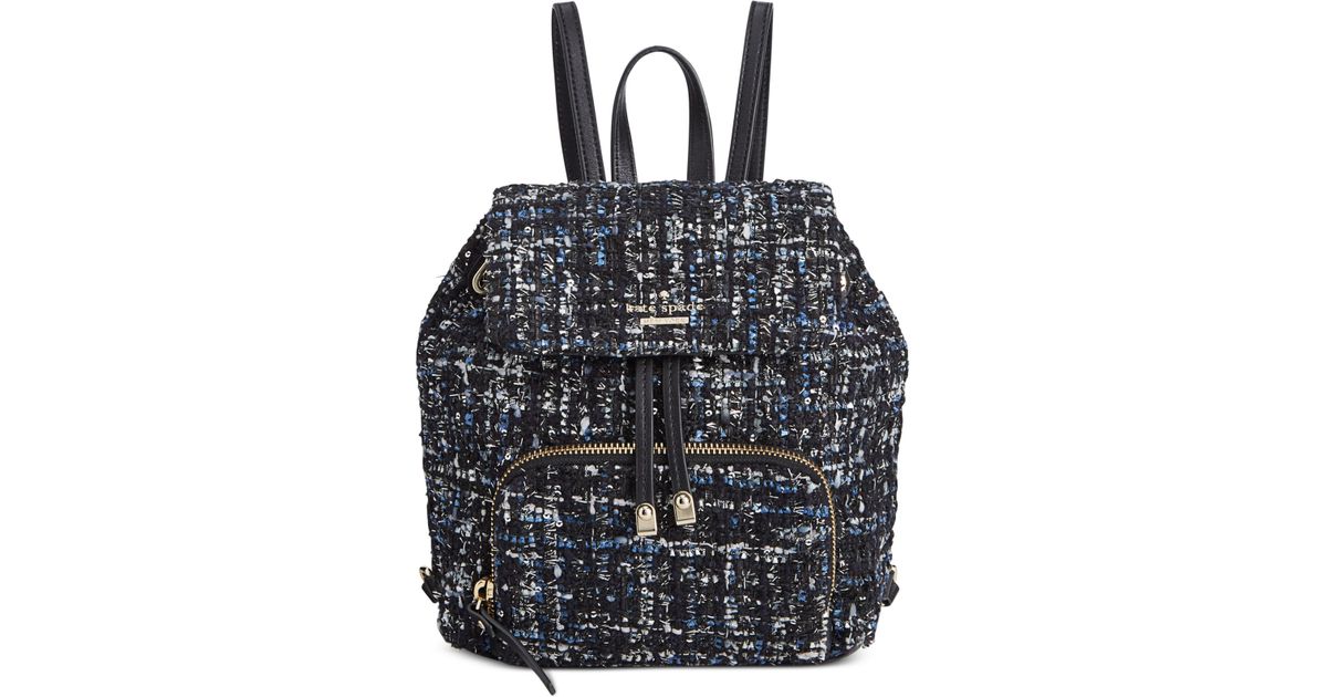 kate spade tweed backpack