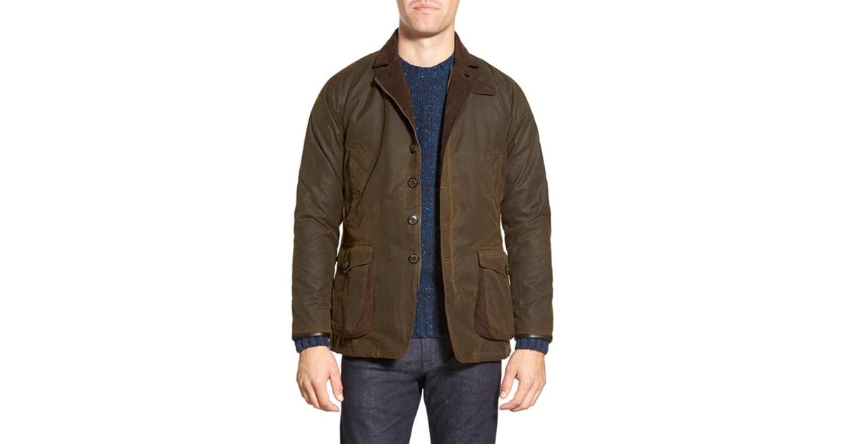 barbour relaxed fit jacket
