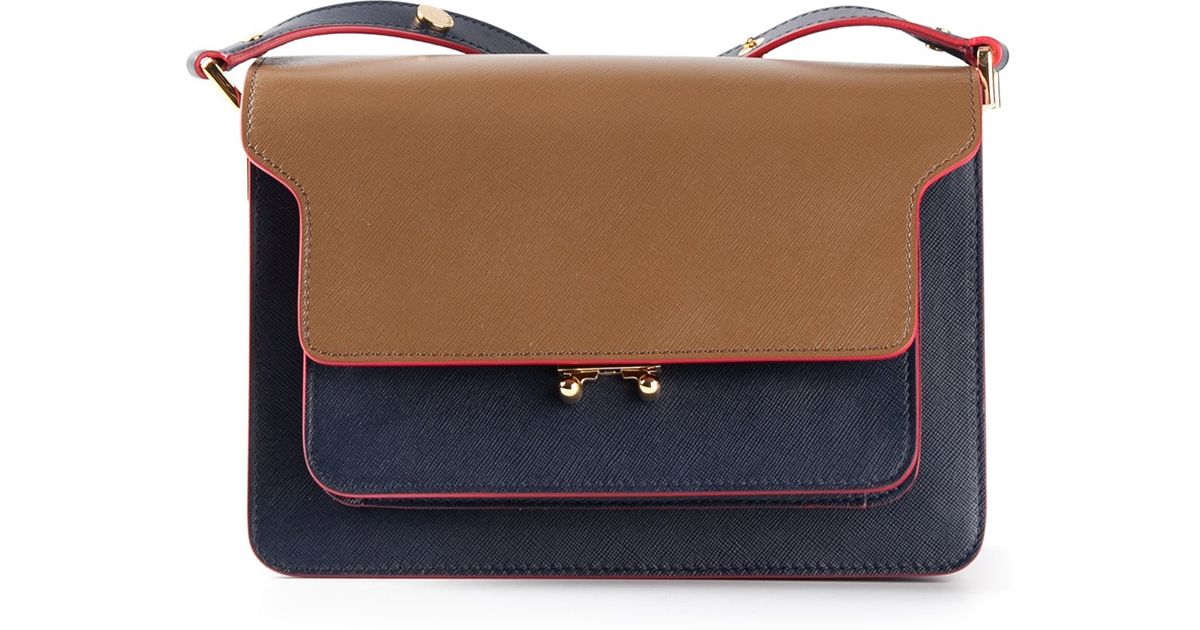 marni trunk bag blue