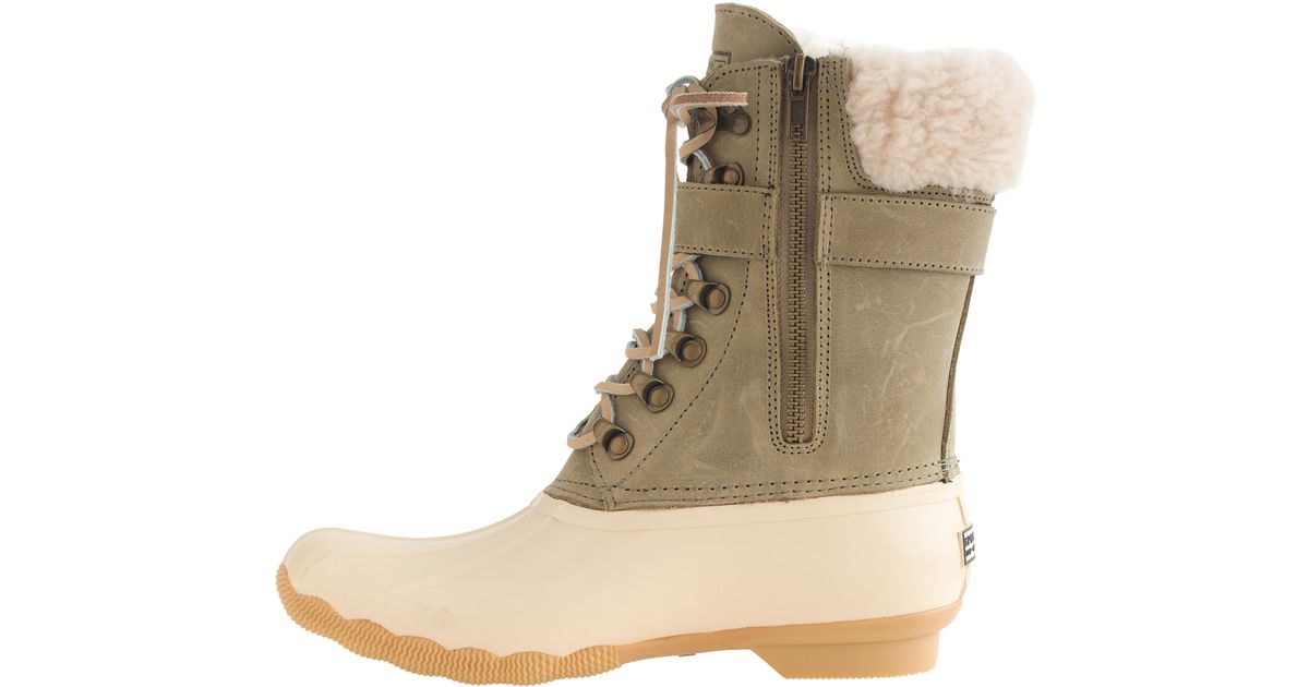 j crew sperry boots