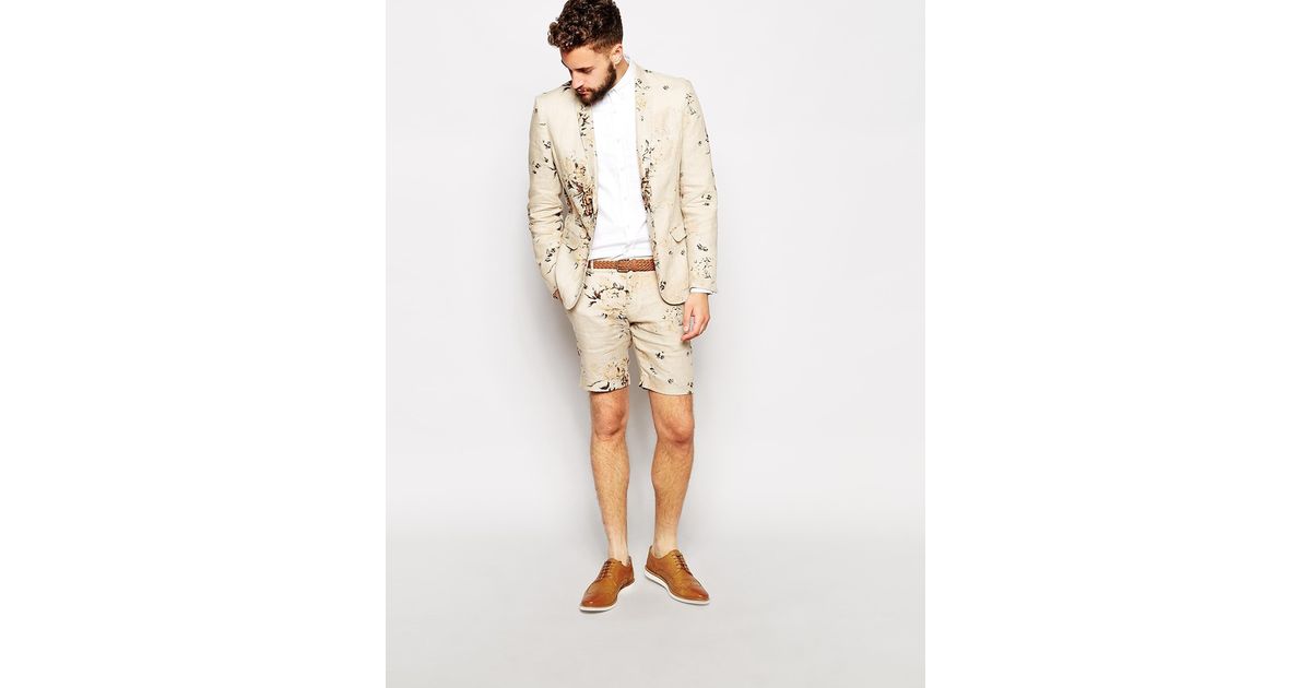 Floral store short suit