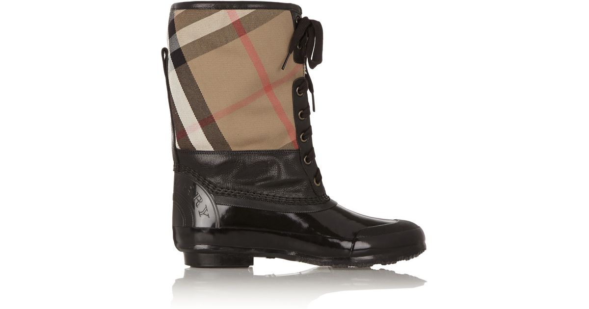 shearling rain boots