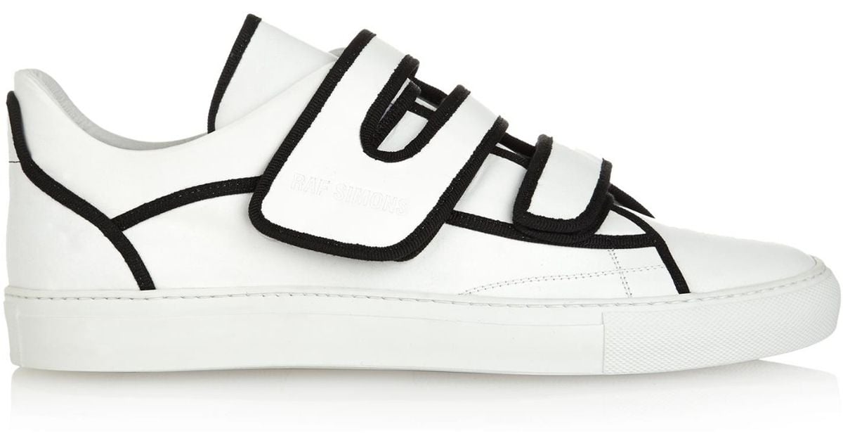 raf simons velcro low