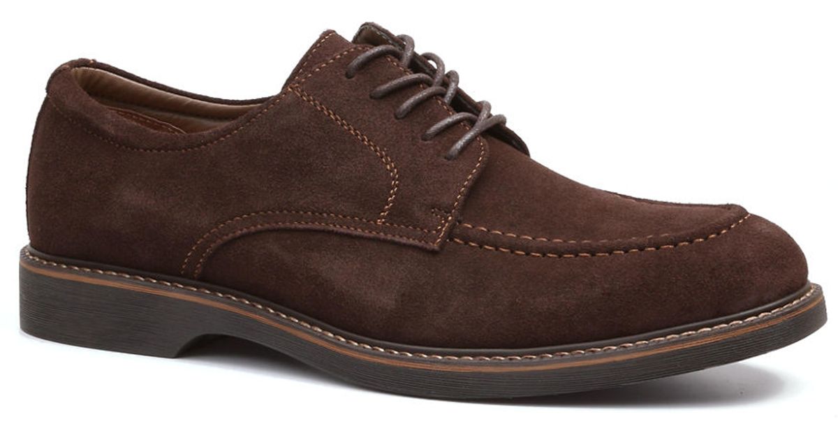G.H.BASS Pasadena 1 Suede Derby Shoes in Brown for Men Lyst