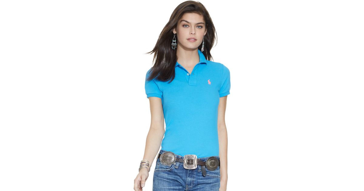 skinny fit polo