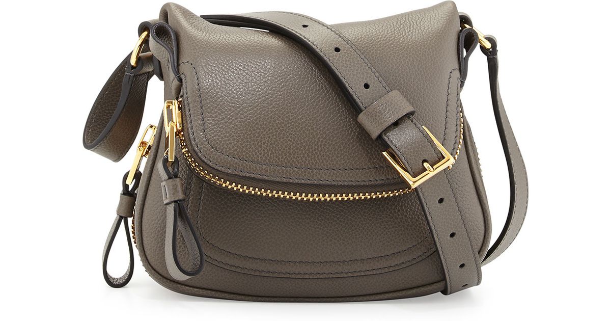 Lyst Tom Ford Jennifer Mini Crossbody Bag In Gray