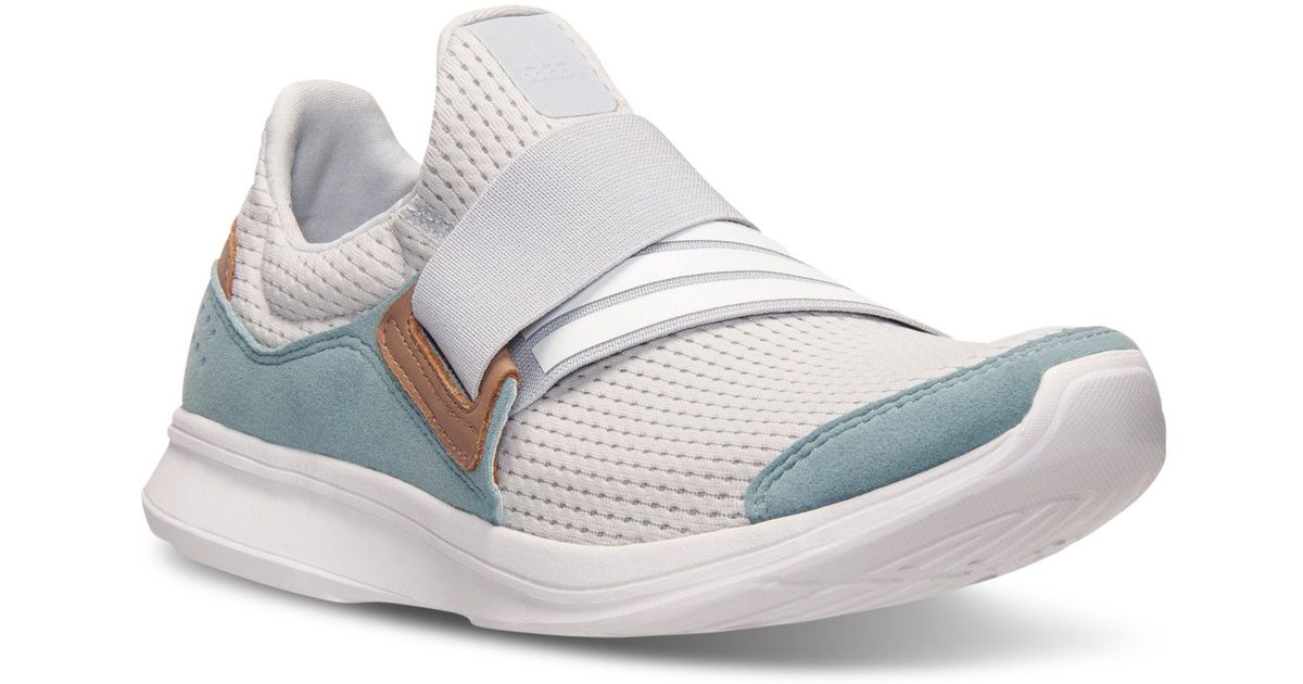 adidas Originals Synthetic Women's Lite Slip-on Running Sneakers From  Finish Line in Gray | Lyst