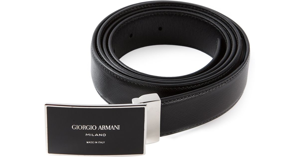 giorgio armani men's belt