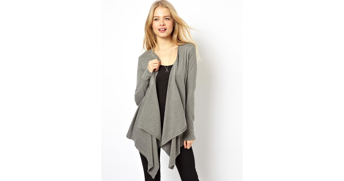 asos waterfall cardigan
