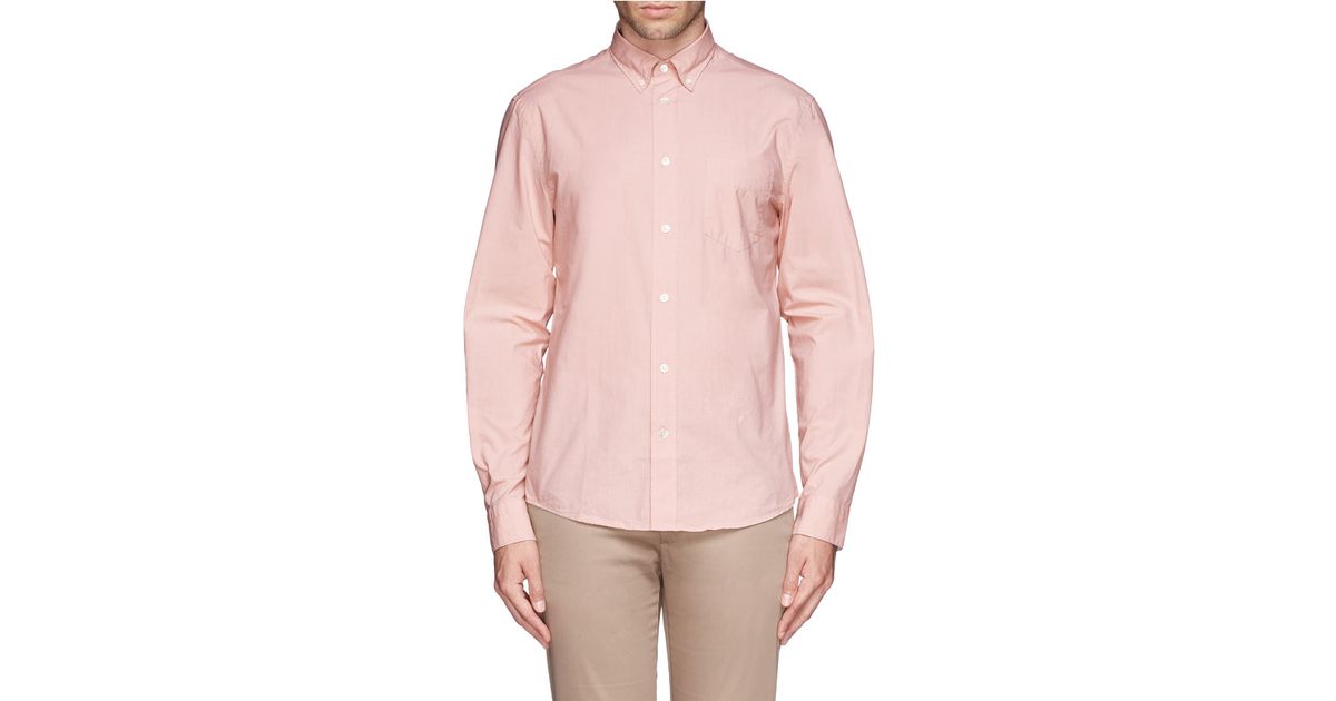 acne studios pink shirt