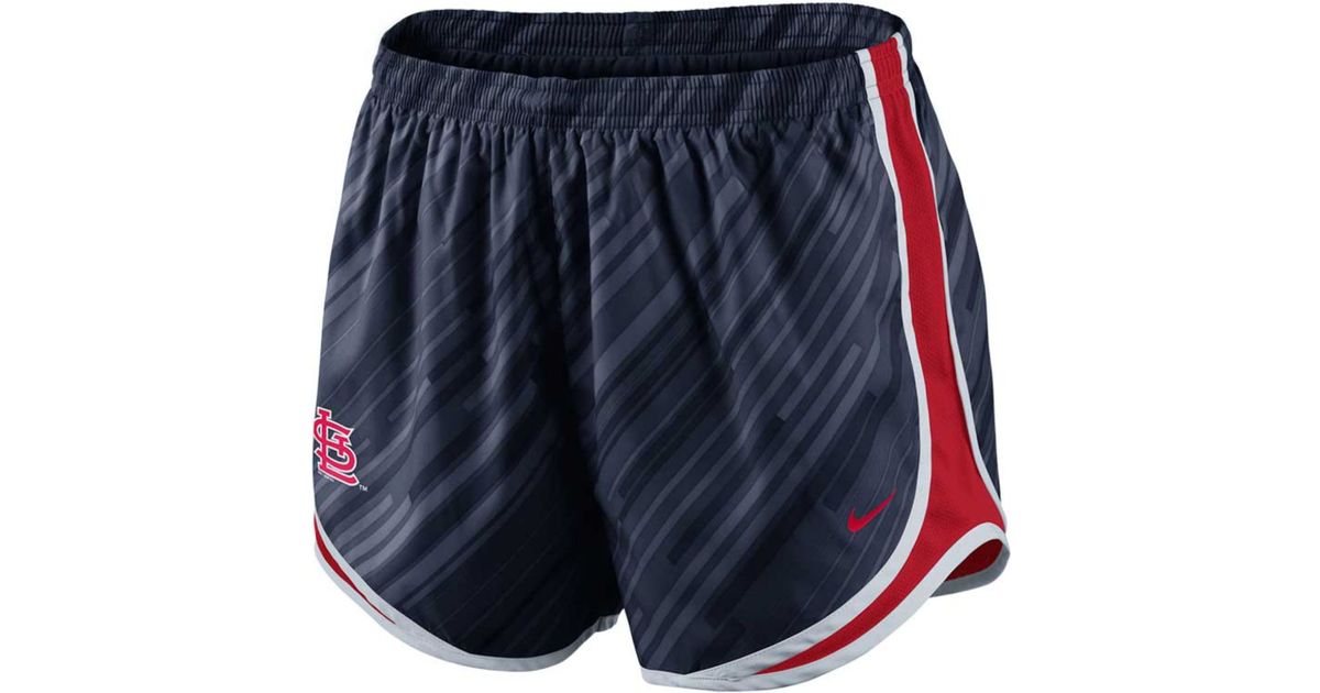 womens nike tempo shorts navy blue
