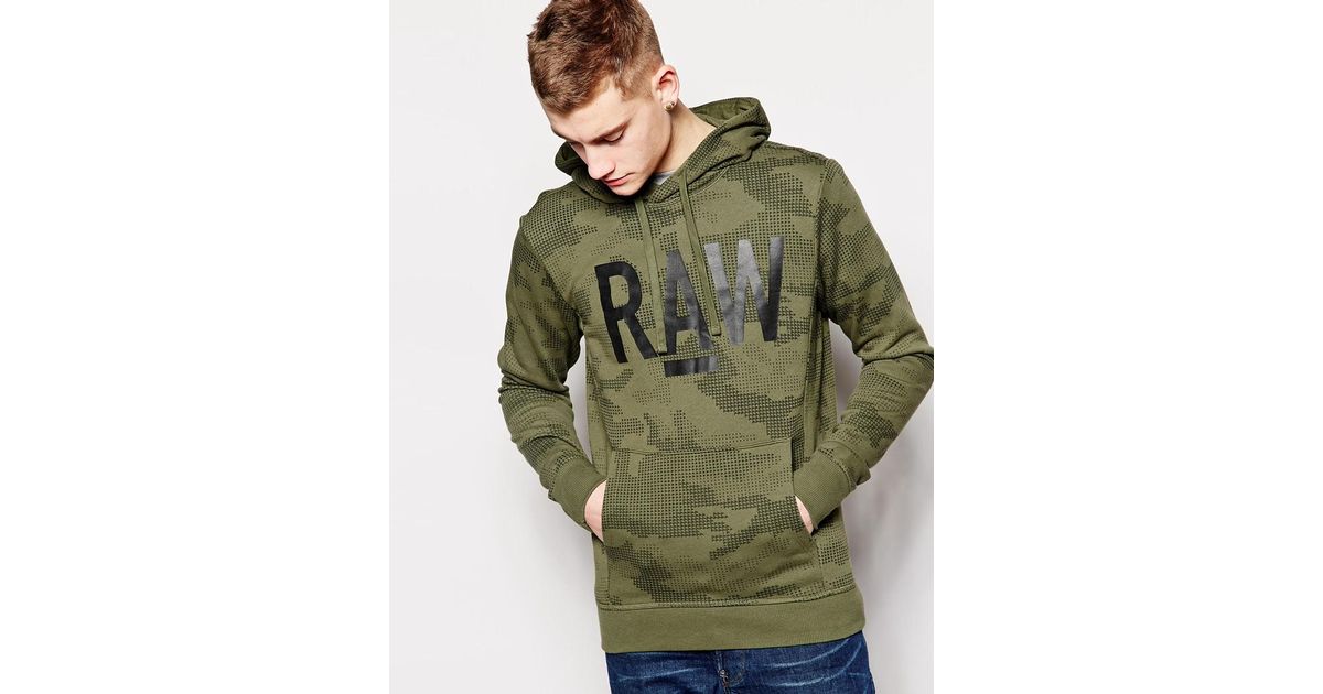 g star camo hoodie