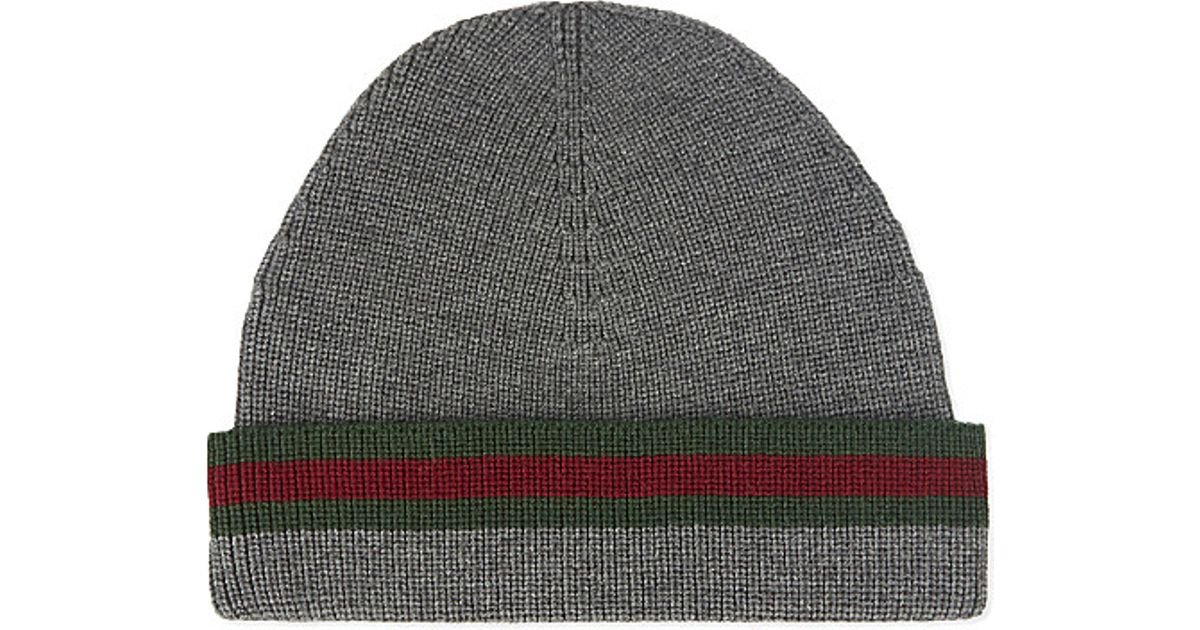 grey gucci beanie