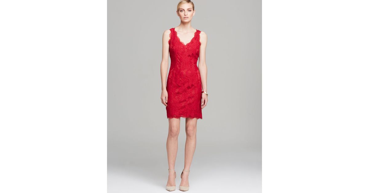 adrianna papell lace overlay sheath dress
