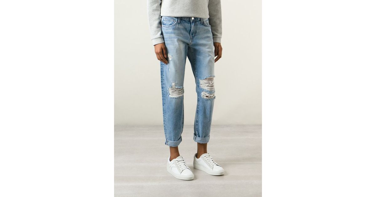 current elliott distressed jeans