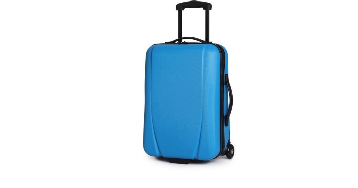 2 wheel hard suitcase