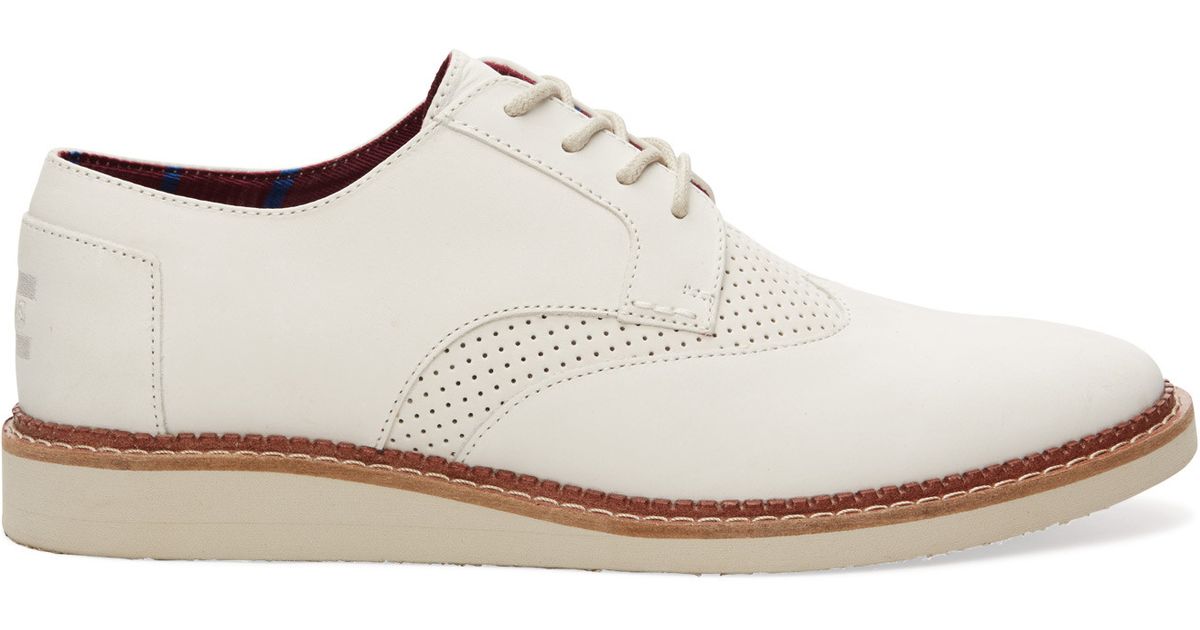 White Leather Men'S Brogues for Men - Lyst