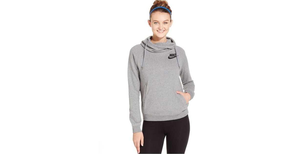 women's nike funnel neck sweatshirt