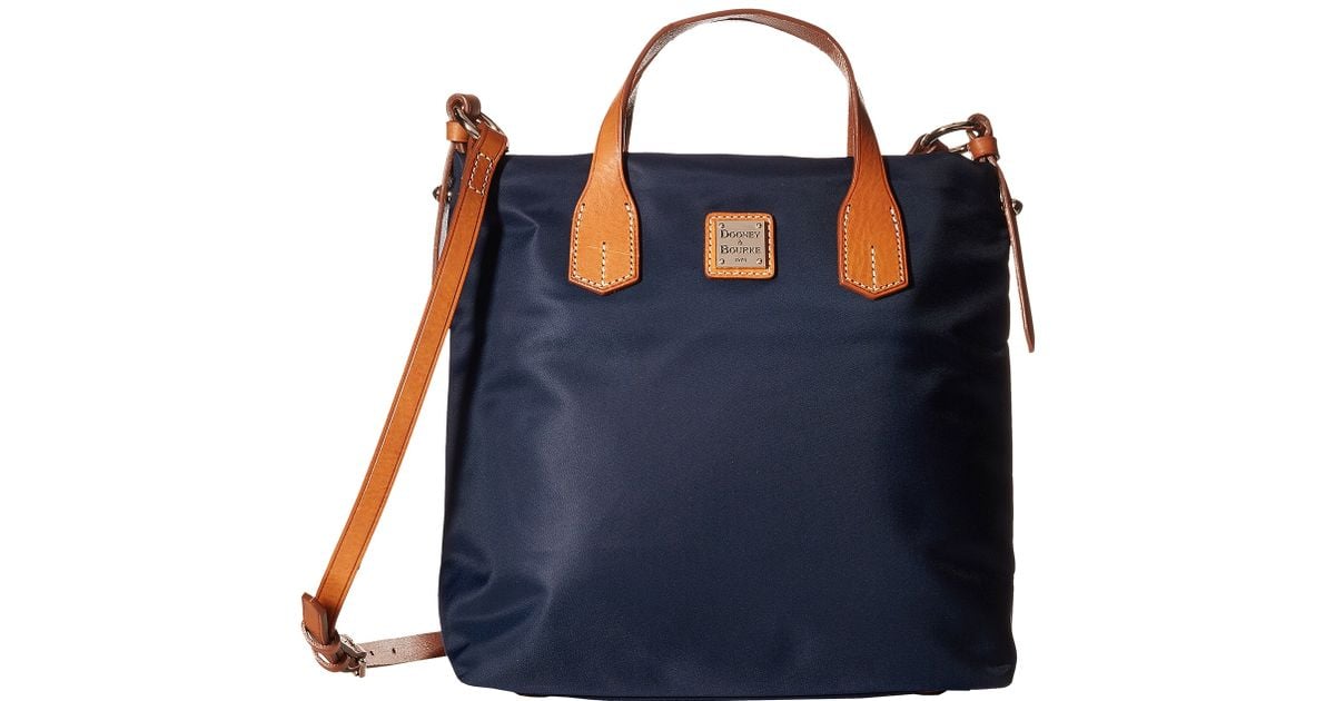 Dooney Bourke Windham Cleo Letter Carrier in Blue Lyst