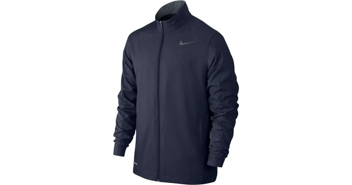 Nike Synthetic Men's Team Dri-fit Full-zip Woven Jacket in Blue for Men - Lyst