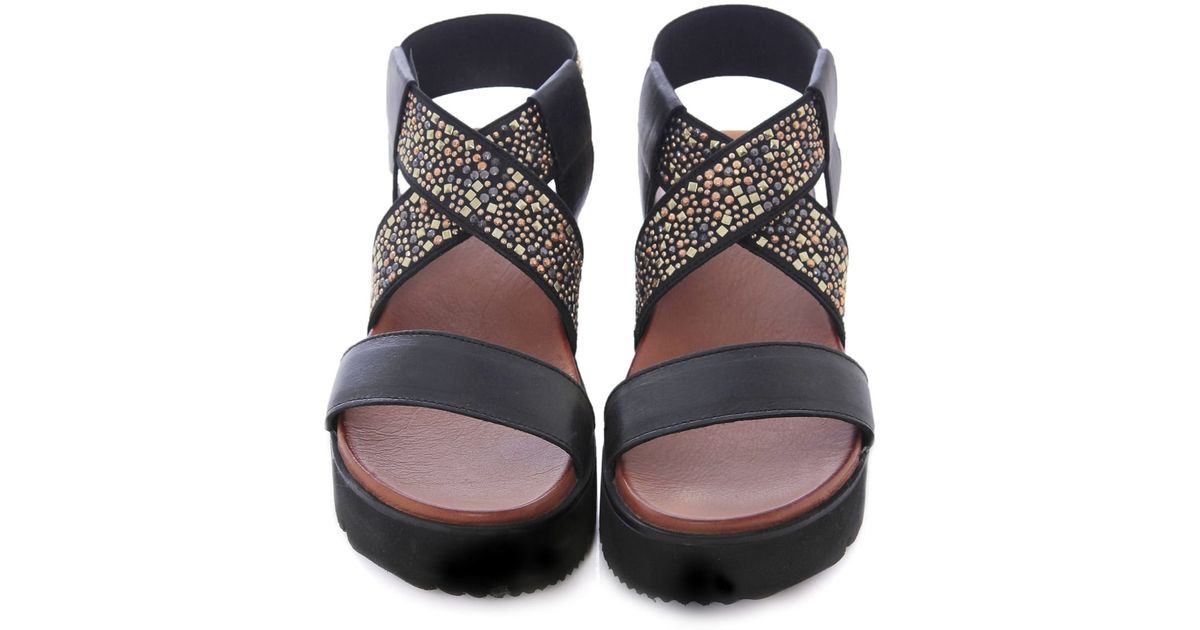 Studded Brown Wedge Brown Studded Inuovo Studded Inuovo Wedge Sandals Brown Wedge Sandals Inuovo 35c4AjLqR