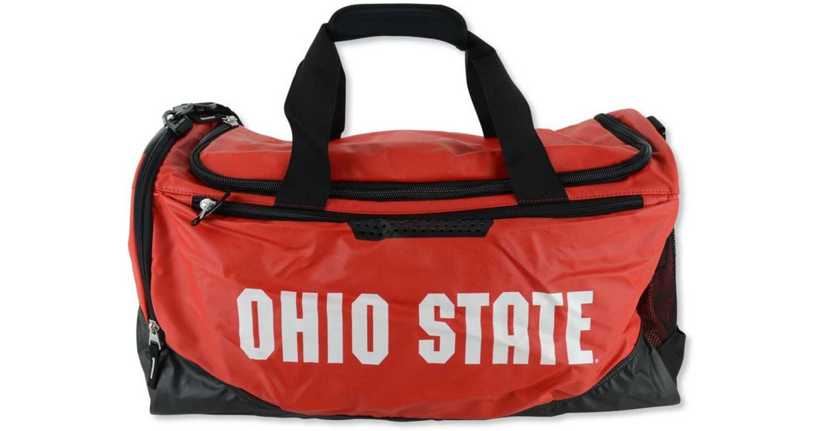 Nike Ohio State Buckeyes Training Duffel Bag in Red for Men Lyst