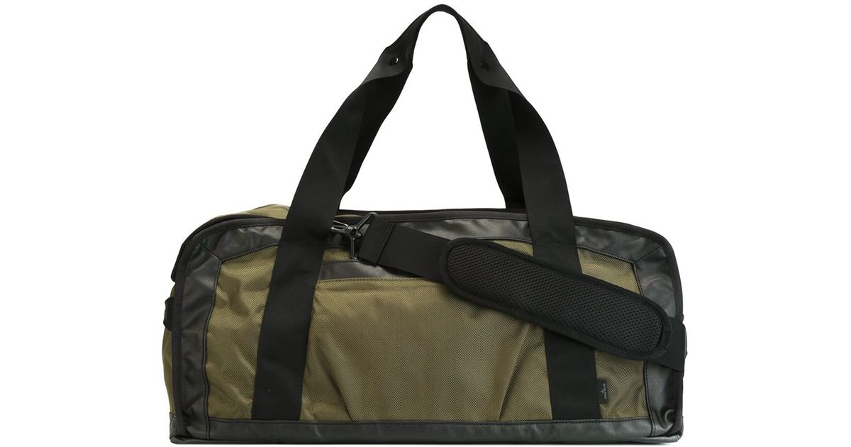 green holdall bag