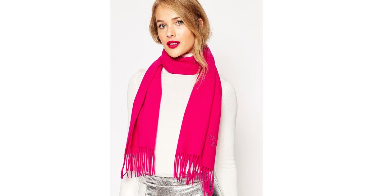 Boutique Moschino Merino Wool Scarf in 