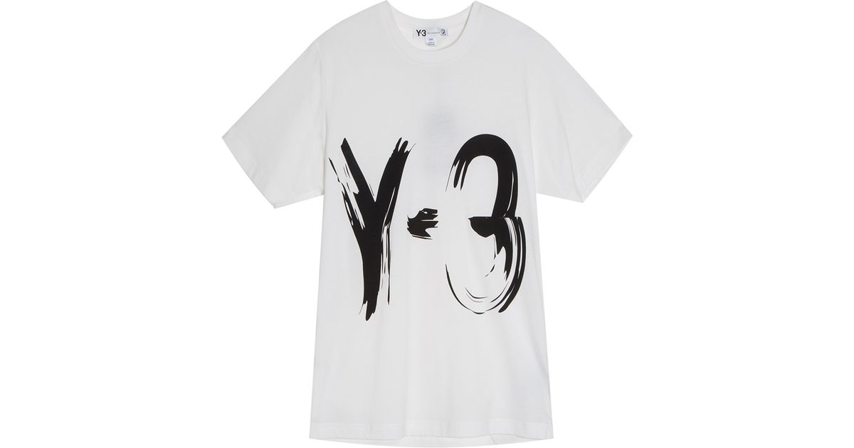 y3 white t shirt