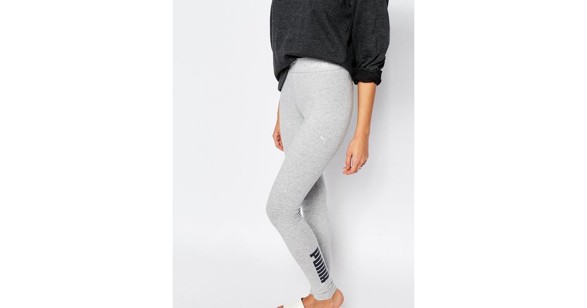 puma leggings with side logo