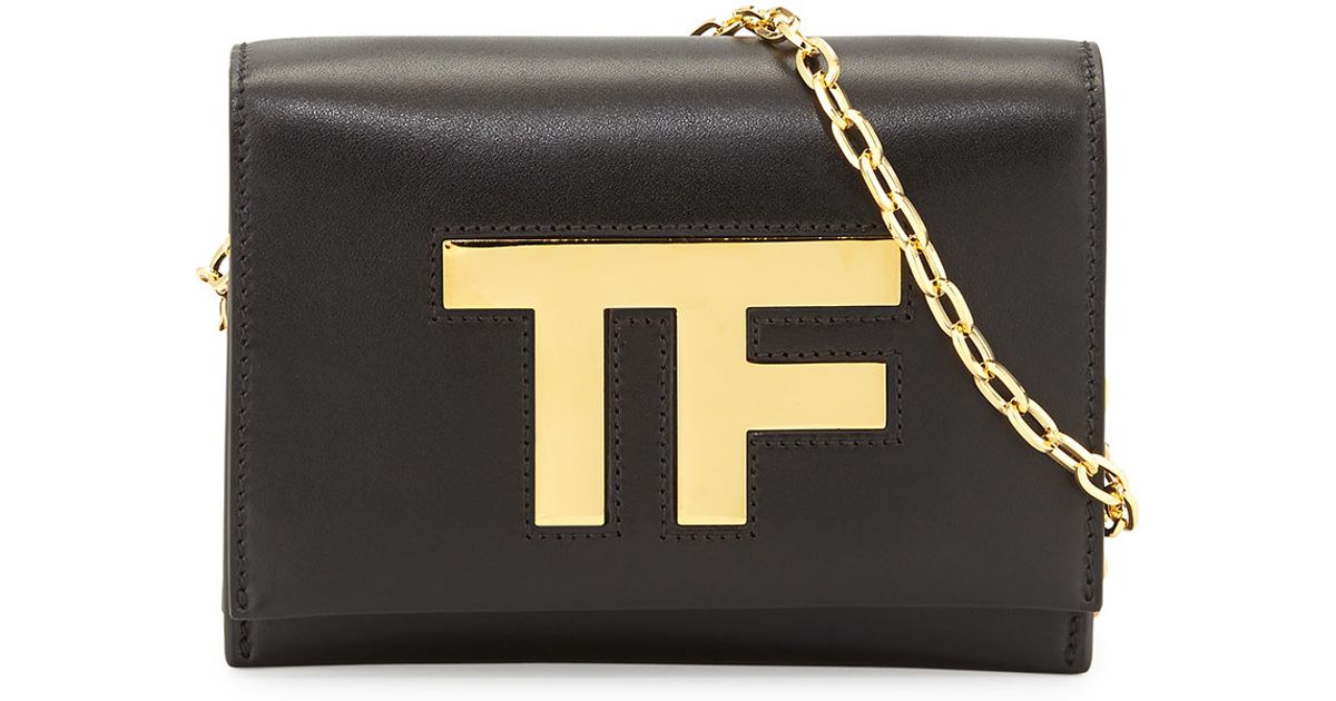 Lyst Tom Ford Tf Small Chain Crossbody Bag In Metallic