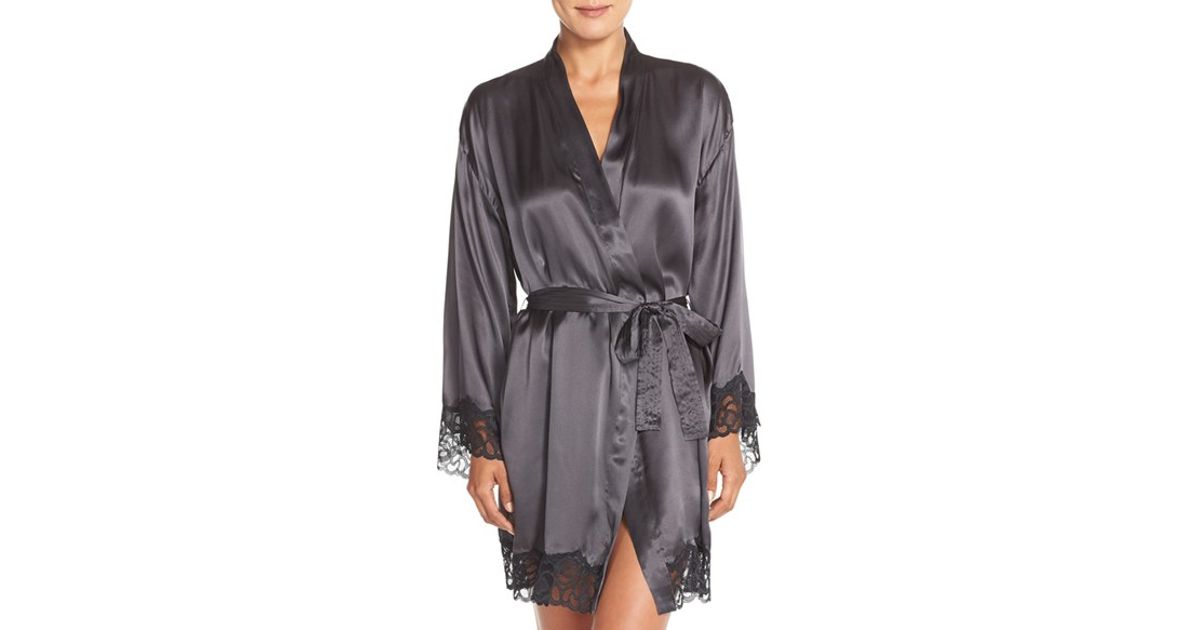calvin klein silk robe